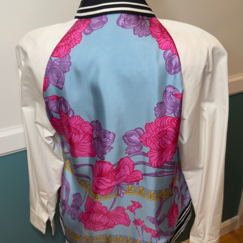 Authentic Versace Printed Button-Down Blouse Mult… - image 2